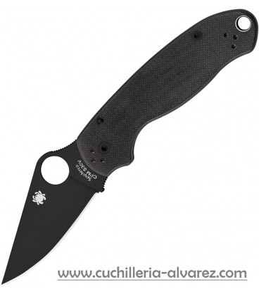 Navaja Spyderco PARA 3 BLACK BLADE CPM-S30V