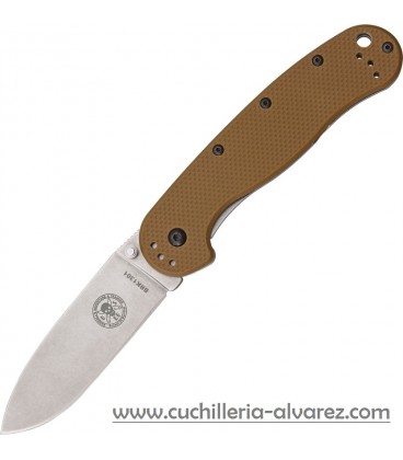 Navaja ESSE AVISPA COYOTE TAN Framelock BRK1301CB