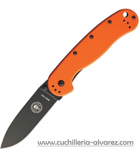 Navaja ESSE AVISPA ORANGE BLACK  Framelock BRK1301ORB