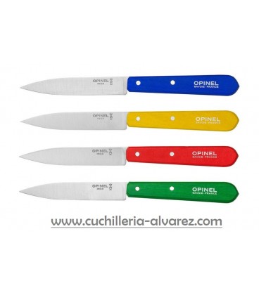 Estuche OPINEL de 4 cuchillos N° 112 colores clásicos