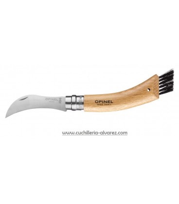 Opinel Nº8 SETAS INOX 001327 + funda + estuche madera