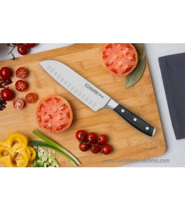 Tabla de corte 3 CLAVELES Bambú 40 x 30 x 2 cm