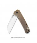 QSP Knife Penguin QS130F Linerlock Brass