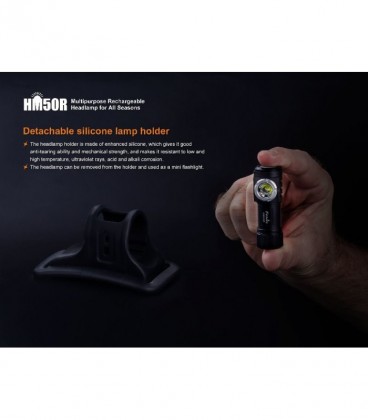 Frontal Fénix HM50R 500 Lúmenes recargable