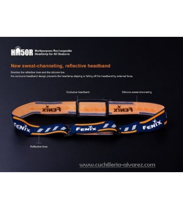 Frontal Fénix HM50R 500 Lúmenes recargable