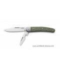 Navaja Lionsteel JACK micarta verde JK2 CGV