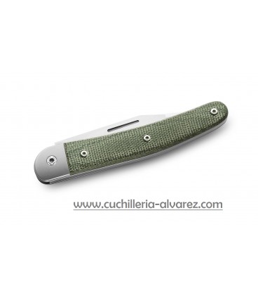 Navaja Lionsteel JACK micarta verde JK2 CGV