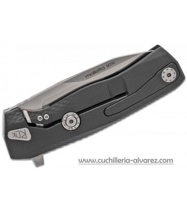 Navaja Lionsteel ROK A BS Black Aluminum