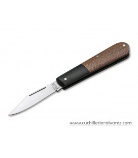 NavajaBoker Barlow Integral Burlap Micarta Brown 110943