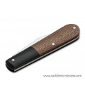 NavajaBoker Barlow Integral Burlap Micarta Brown 110943