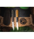 NavajaBoker Barlow Integral Burlap Micarta Brown 110943