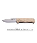 Navaja J&V URBAN BUSHCRAFT MICARTA YUTE ARENA