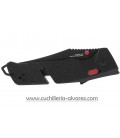 Navaja SOG TRIDENT AT - BLACK & RED, SERRATED SGTRIDSBKR