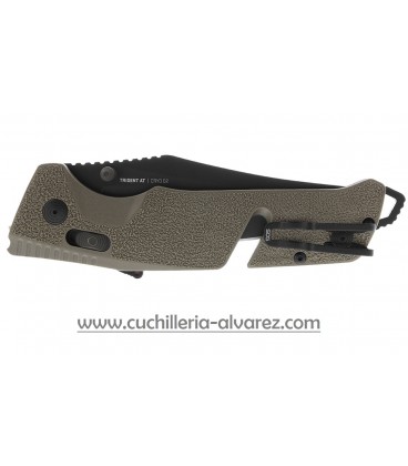 Navaja SOG TRIDENT AT-FDE verde SGTRIDOL