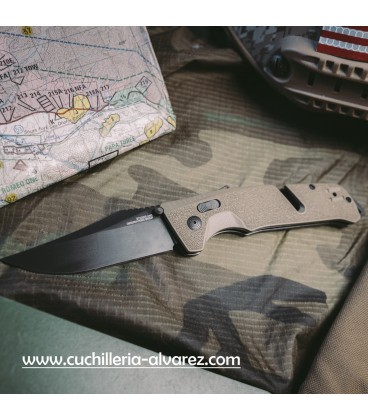 Navaja SOG TRIDENT AT-FDE verde SGTRIDOL