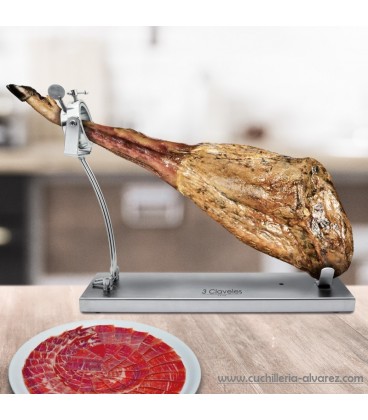 Soporte Jamonero CLAVELES Pro Giratorio Plegable