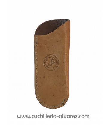 Funda de piel de ciervo FJCC3 MARRON artesana JOSE CARBALLIDO