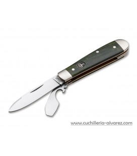 Boker Swell End Jack Maserbirke Grün 112916