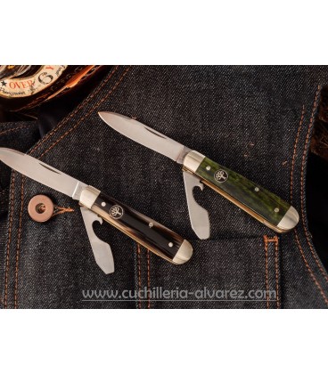 Boker Swell End Jack Maserbirke Grün 112916