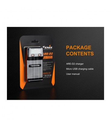 Cargador baterias Fenix ARE-A2
