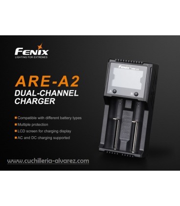 Cargador baterias Fenix ARE-A2