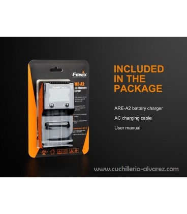 Cargador baterias Fenix ARE-A2