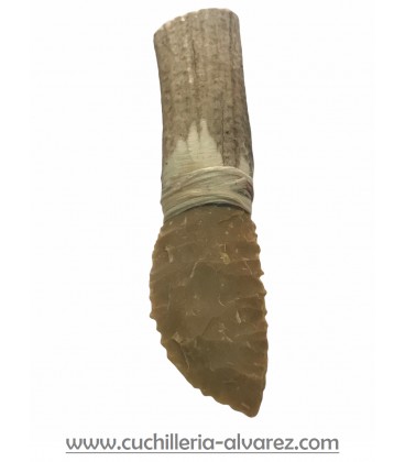 Cuchillo Nº15 PREHISTORICO de SILEX PROVENZA