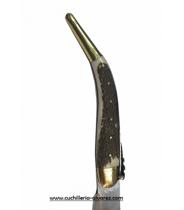 Navaja J.J. Martinez santa cruz de mudela en ciervo