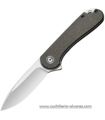 CIVIVI ELEMENTUM Linerlock Micarta Verde CIVC907T