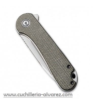 CIVIVI ELEMENTUM Linerlock Micarta Verde CIVC907T