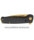 Navaja SOG TERMINUS XR LTE - CARBONO + ORO SGTM1033