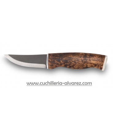 CUCHILLO ROSELLI UHC VIROLA DE ASTA DE RENO E INSCRUSTACION EN LA FUNDA RW200AL