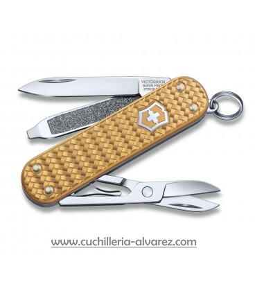 VICTORINOX CLASSIC SD PRECIOUS ALOX BRASS GOLD Collection 0.6221.408G