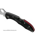 Spyderco Delica 4 Lockback Red Line C11FPSBKRD