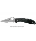 Spyderco Delica 4 Lockback Blue Line C11FPSBKBL