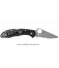 Spyderco Delica 4 Lockback Blue Line C11FPSBKBL