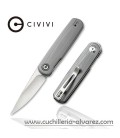 CIVIVI CIVIVI Lumi Front Flipper Gray G10 Handle CIVC200242