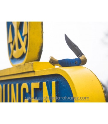 Navaja BOKER Scout Spearpoint Maserbirke Damast 112202DAM