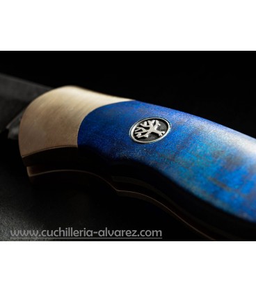 Navaja BOKER Scout Spearpoint Maserbirke Damast 112202DAM