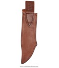 Cuchillo Case Bowie Black Synthetic Handle with Leather Sheath