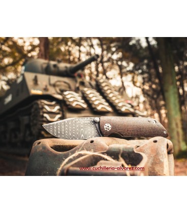 Boker M4 Sherman-Damascus 110662DAM