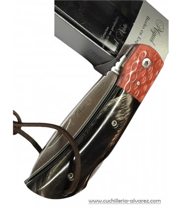 Navaja Nieto CAMPAÑA Nº2  Bufalo y hueso jigged rojo