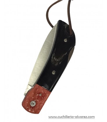 Navaja Nieto CAMPAÑA Nº2  Bufalo y hueso jigged rojo