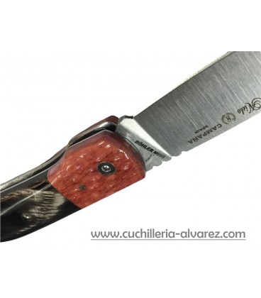 Navaja Nieto CAMPAÑA Nº2  Bufalo y hueso jigged rojo