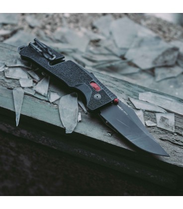 Navaja SOG TRIDENT AT - BLACK & RED, SGTRIDBKR