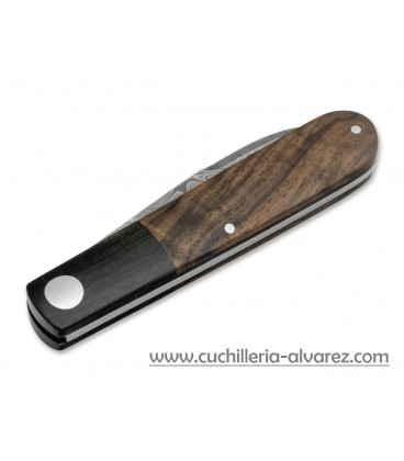 NavajaBoker Barlow Integral Burlap Micarta Brown 110943