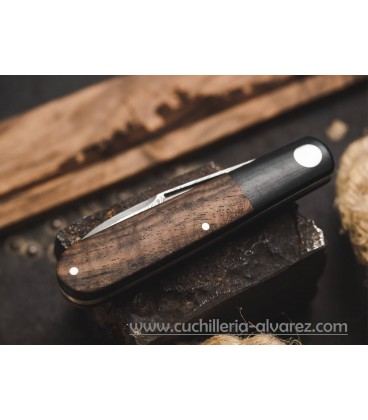 NavajaBoker Barlow Integral Burlap Micarta Brown 110943