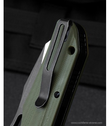 Navaja BESTECH Operator Linerlock Green BTKG36C