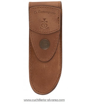 Funda de cuero marron LE CAMARGUAIS CASFC_F