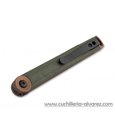 Navaja Boker Plus KAIZEN Green Canvas Micarta 01BO391